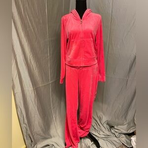 NWT Juicy Couture Pink Velour Tracksuit